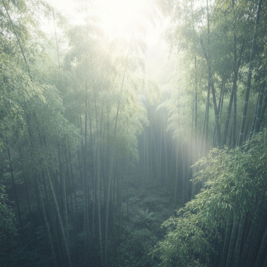 Bambuswald Hintergrund für Entgiftungspflaster Informationen