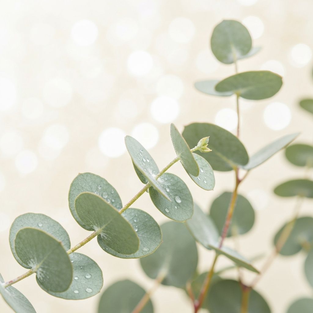 Eukalyptus Blätter Hintergrund für Bambuspflaster Inhaltsstoffe