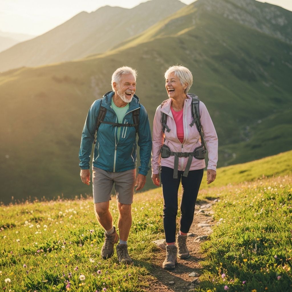 Aktive Senioren beim Wandern