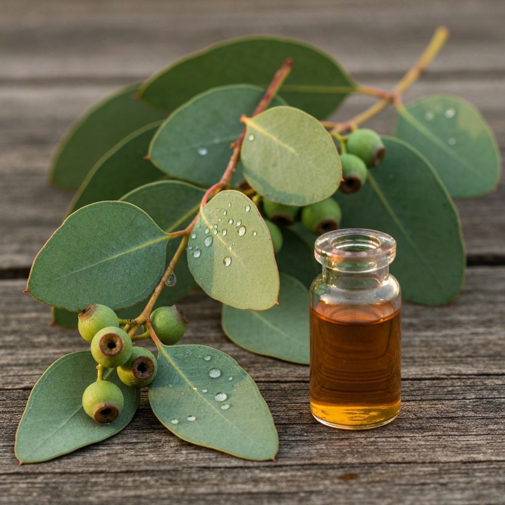 Eukalyptus Blätter und Holzessig-Extrakt