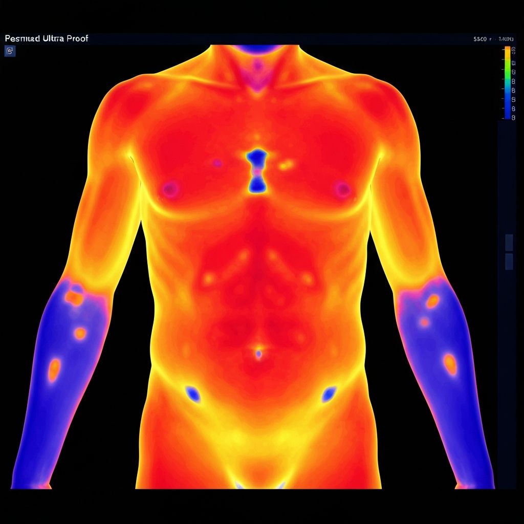 Thermografie-Scan zeigt Wirkung der Entgiftung